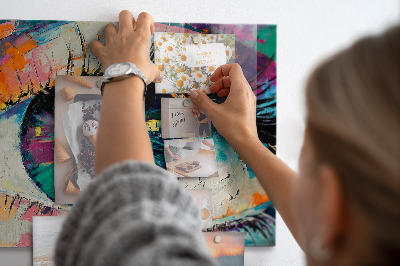 Tableau mural magnétique La pupille de l'œil humain