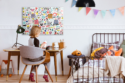 Tableau magnétique enfant Images croquis