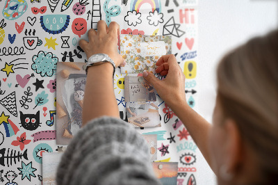 Tableau magnétique enfant Images croquis