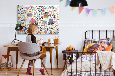 Tableau magnétique enfant Images croquis