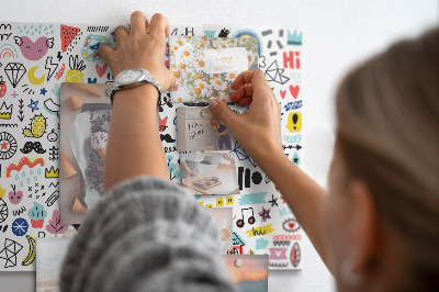 Tableau magnétique enfant Images croquis