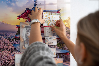Tableau mural magnétique construction japonaise