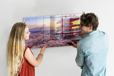 Tableau mural magnétique construction japonaise