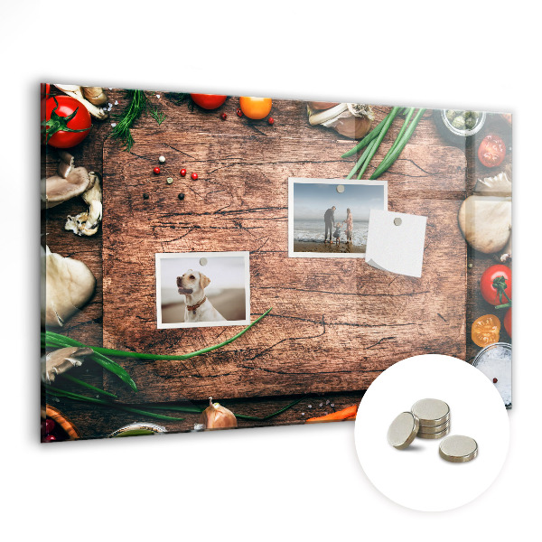 Tableau mural magnétique Planche de cuisson
