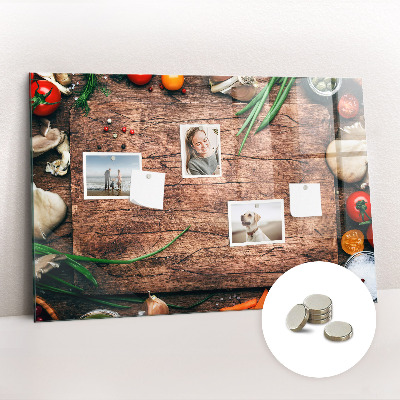 Tableau mural magnétique Planche de cuisson
