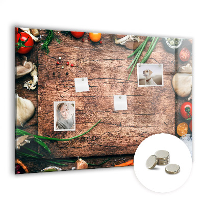 Tableau mural magnétique Planche de cuisson