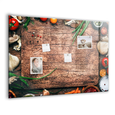 Tableau mural magnétique Planche de cuisson