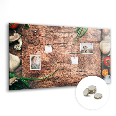 Tableau mural magnétique Planche de cuisson