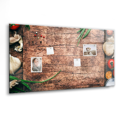 Tableau mural magnétique Planche de cuisson