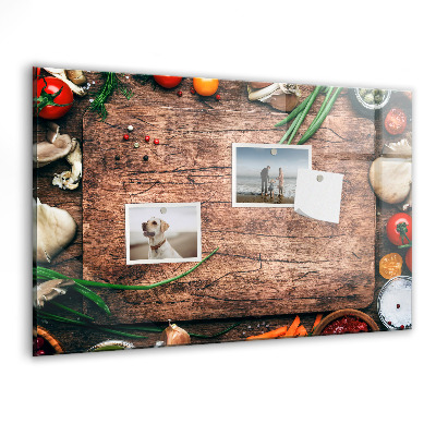 Tableau mural magnétique Planche de cuisson