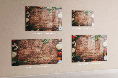 Tableau mural magnétique Planche de cuisson