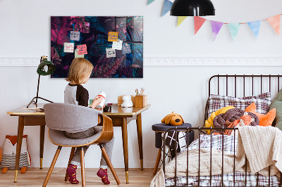 Tableau pour magnet Fleurs exotiques