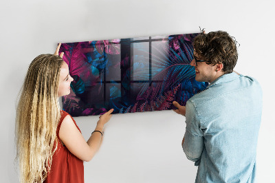 Tableau pour magnet Fleurs exotiques
