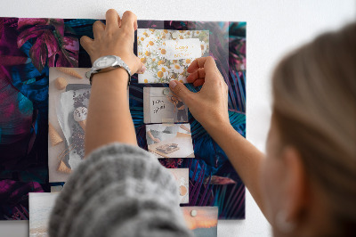 Tableau pour magnet Fleurs exotiques