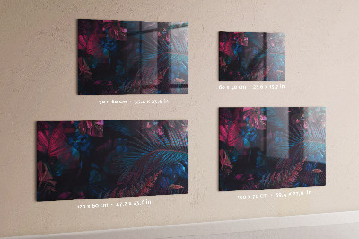 Tableau pour magnet Fleurs exotiques