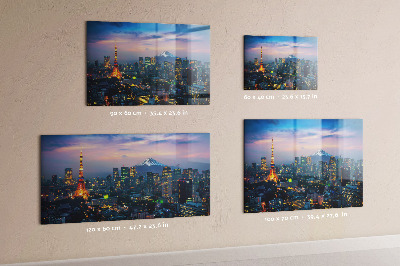 Tableau mural magnétique Ville la nuit