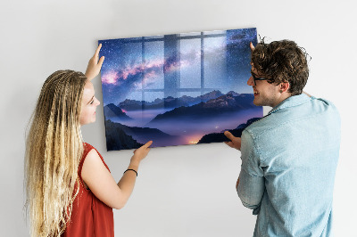 Tableau aimanté horizontal Voie lactée