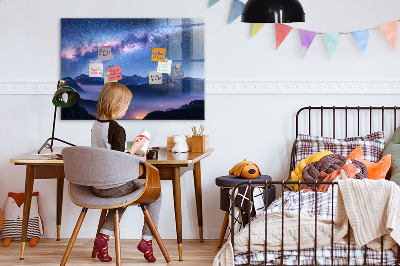 Tableau aimanté horizontal Voie lactée