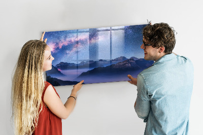 Tableau aimanté horizontal Voie lactée
