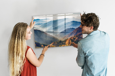 Tableau aimanté horizontal Paysage de montagne