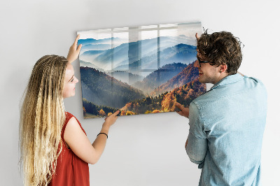 Tableau aimanté horizontal Paysage de montagne