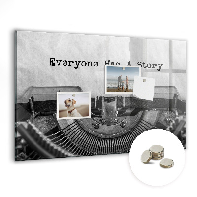 Tableau pour magnet Tout le monde a une histoire