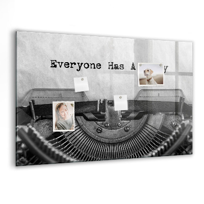Tableau pour magnet Tout le monde a une histoire