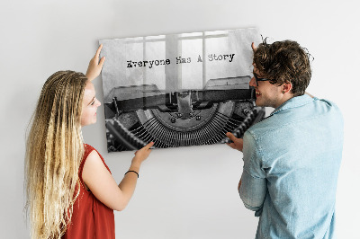 Tableau pour magnet Tout le monde a une histoire