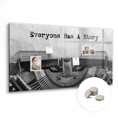 Tableau pour magnet Tout le monde a une histoire
