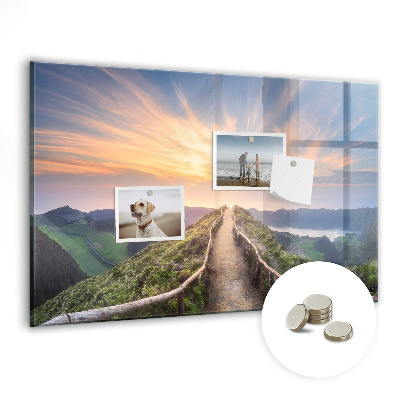 Tableau pour magnet Paysage de montagne
