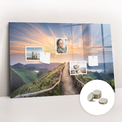 Tableau pour magnet Paysage de montagne