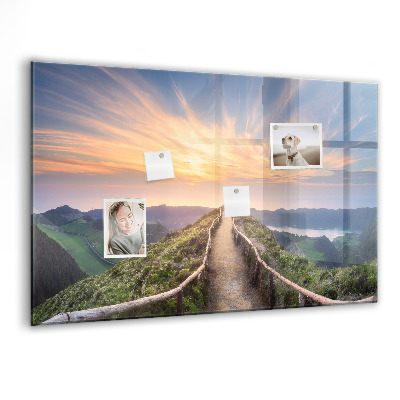 Tableau pour magnet Paysage de montagne