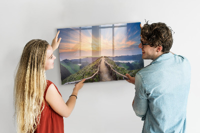 Tableau pour magnet Paysage de montagne