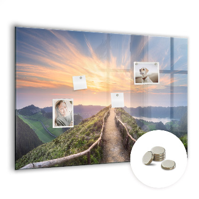Tableau pour magnet Paysage de montagne