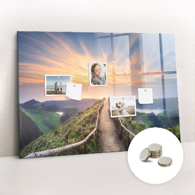 Tableau pour magnet Paysage de montagne