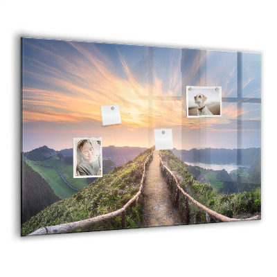 Tableau pour magnet Paysage de montagne