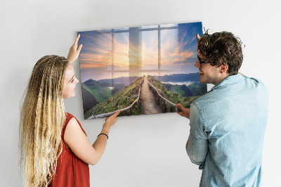 Tableau pour magnet Paysage de montagne