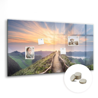 Tableau pour magnet Paysage de montagne