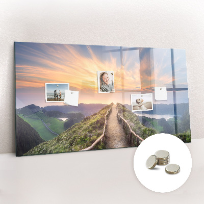 Tableau pour magnet Paysage de montagne