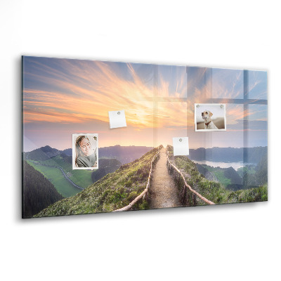 Tableau pour magnet Paysage de montagne