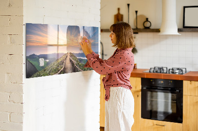 Tableau pour magnet Paysage de montagne