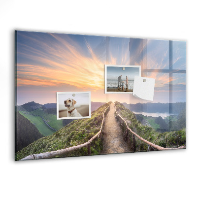 Tableau pour magnet Paysage de montagne