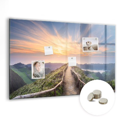 Tableau pour magnet Paysage de montagne