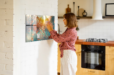 Tableau pour magnet Fleurs de printemps