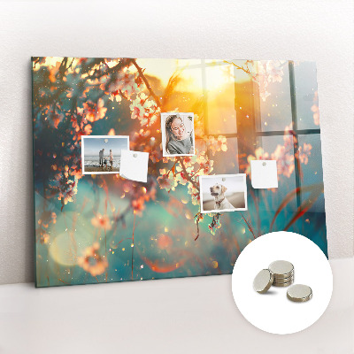 Tableau pour magnet Fleurs de printemps