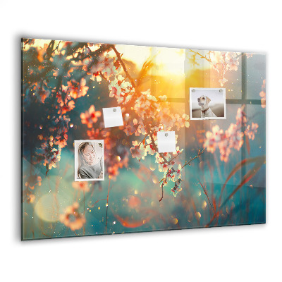 Tableau pour magnet Fleurs de printemps