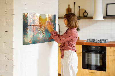 Tableau pour magnet Fleurs de printemps