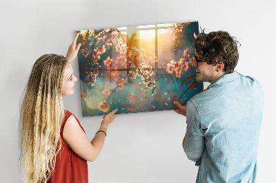 Tableau pour magnet Fleurs de printemps