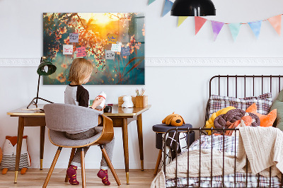 Tableau pour magnet Fleurs de printemps