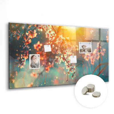 Tableau pour magnet Fleurs de printemps